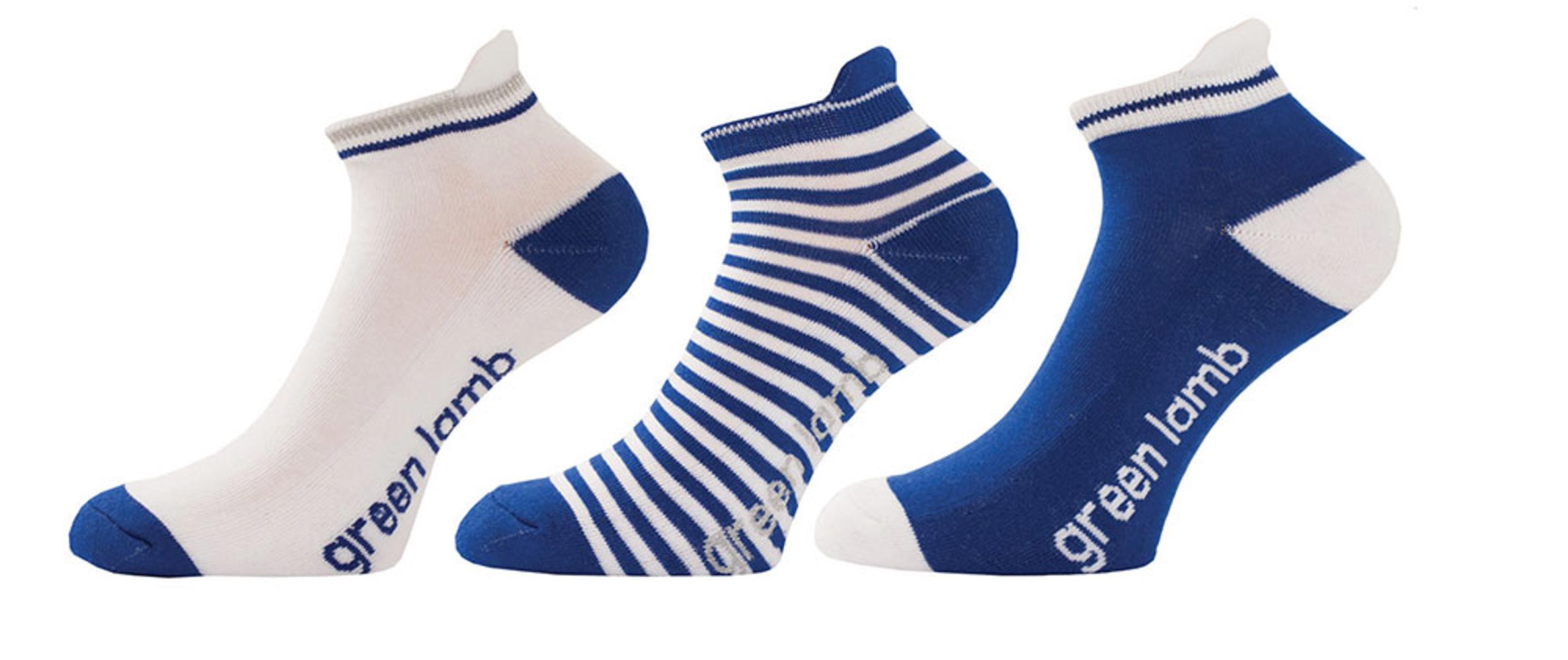 Green Lamb Ladies Patterned Socks (3 Pairs)