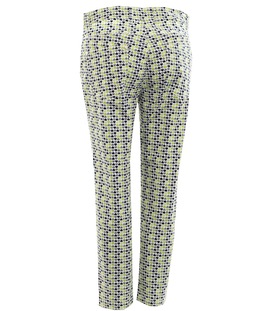 Green Lamb Ladies Thomasina Printed Cropped Trousers - Golfonline