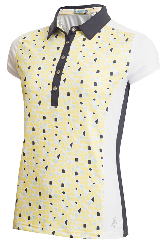 ladies printed polo shirts