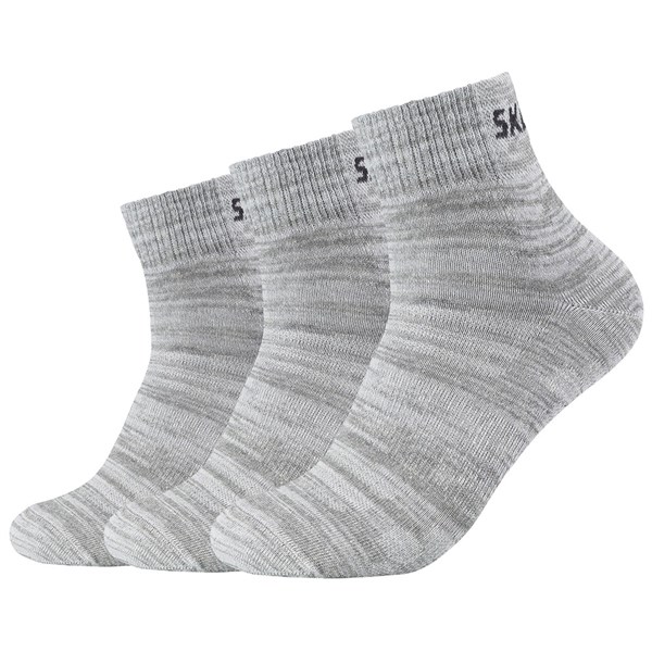 Skechers Mesh Ventillation Quarter Socks (3 Pairs)