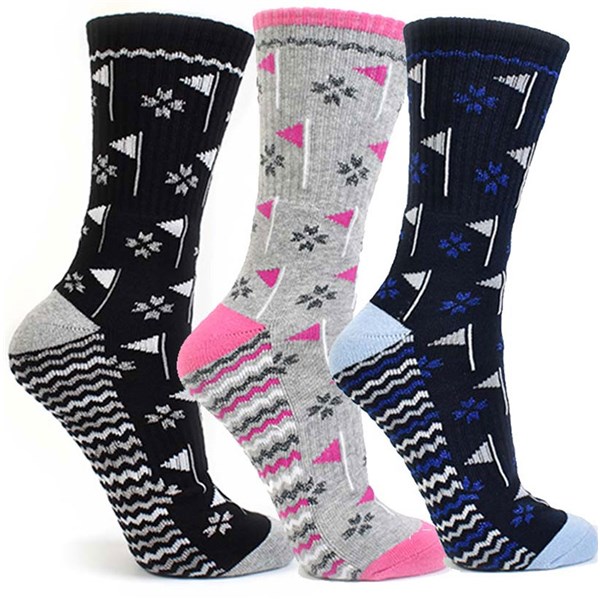 Surprize Shop Ladies Warm Crew Golf Socks (3 Pairs)