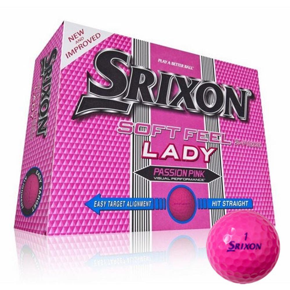 Srixon Ladies Soft Feel Pink Golf Balls (12 Balls) 2013