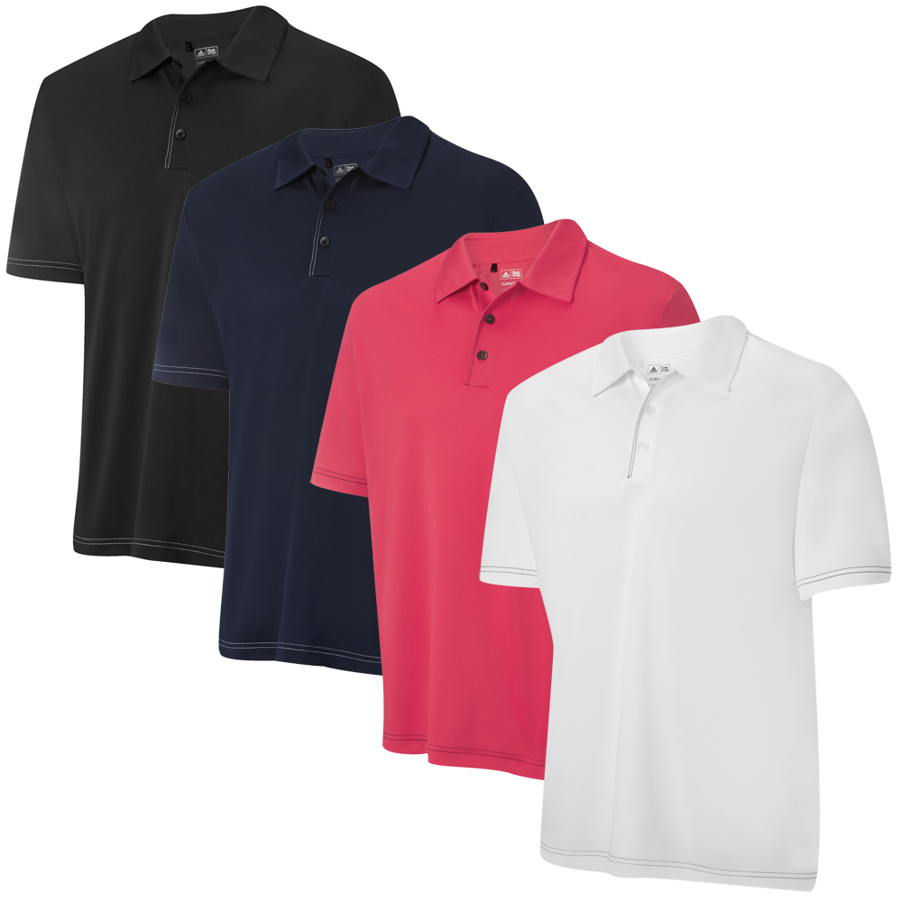 adidas Mens Climacool Pique Polo Shirt | GolfOnline