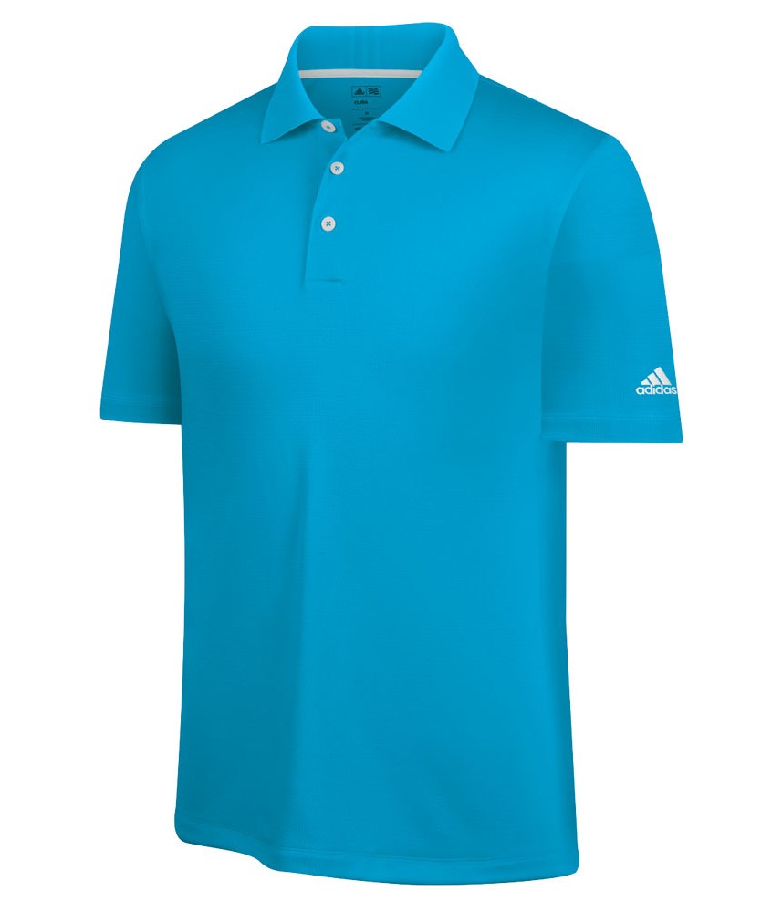 Adidas Mens ClimaLite Solid Polo Shirt - Golfonline