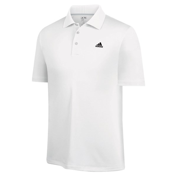 Adidas Mens ClimaLite Solid Polo Shirt - Golfonline