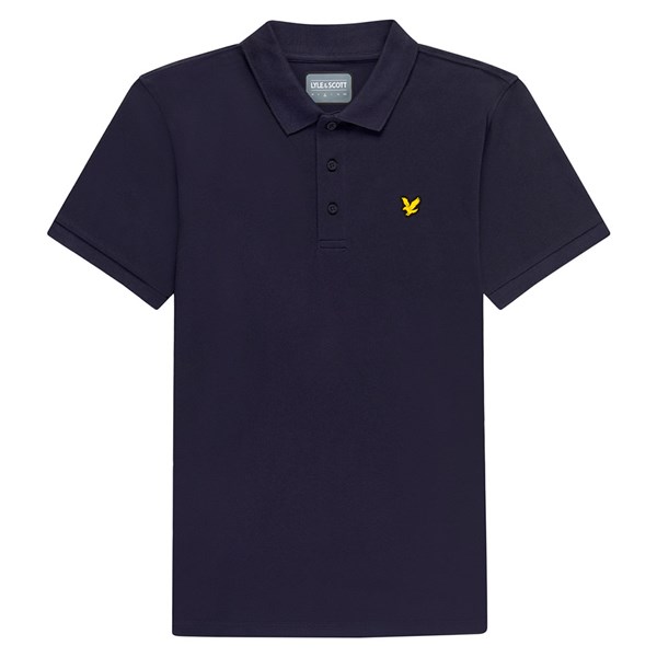 Lyle and Scott Mens Sports Polo Shirt with Sleeve Logo
