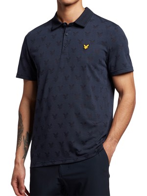 Lyle and Scott Mens Jacquard Polo Shirt