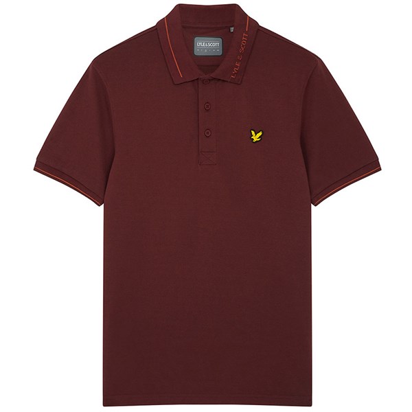 Lyle and Scott Mens Collar Embroidered Logo Polo Shirt