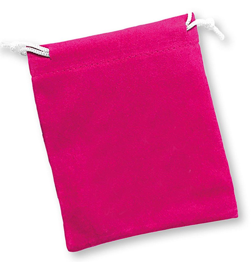 Velveteen Drawstring Pouch Bag