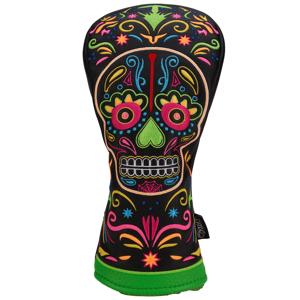 CMC Design Sugar Skull Neon Wood Headcover