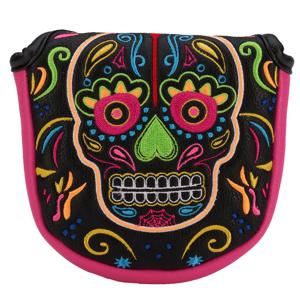 CMC Design Sugar Skull Neon Putter Headcover