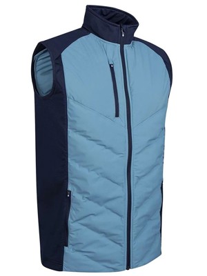 Sunderland Mens Andorra Padded Bonded Thermal Golf Gilet