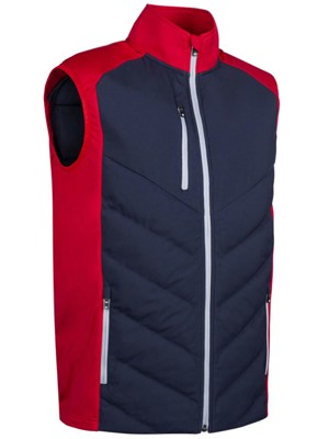 Sunderland Mens Andorra Padded Bonded Thermal Golf Gilet
