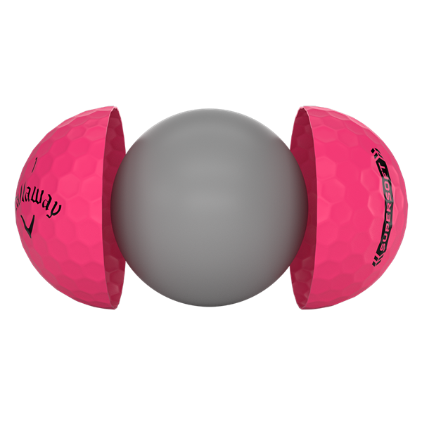 Callaway Supersoft Matte Pink Golf Balls (12 Balls)