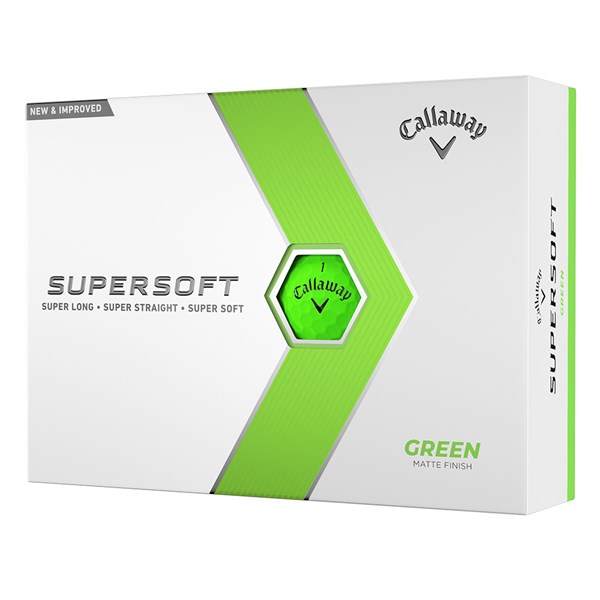 Callaway Supersoft Matte Green Golf Balls (12 Balls) 2023