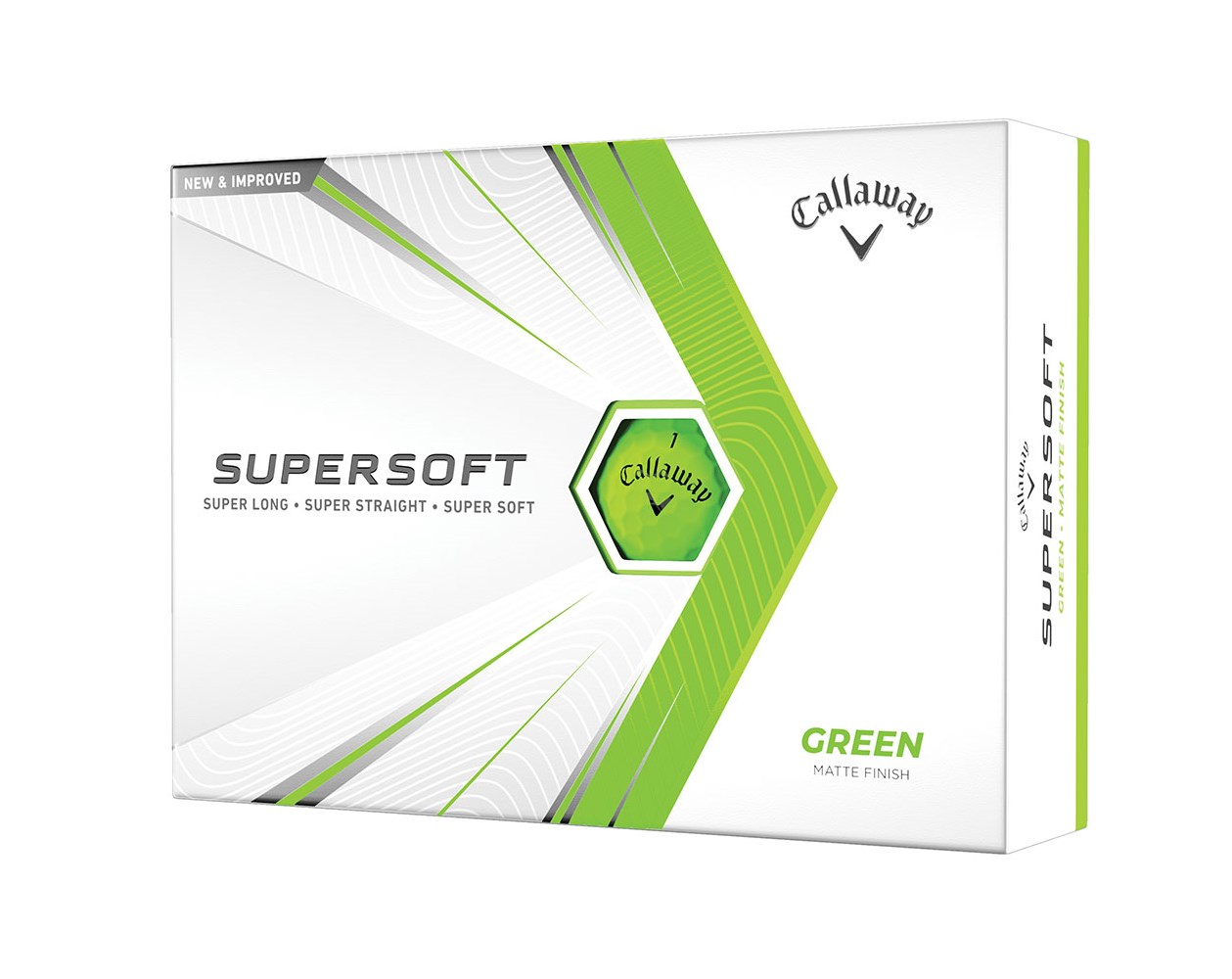 Callaway Supersoft Matte Green Golf Balls (12 Balls) - Golfonline