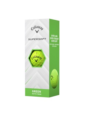 Callaway SuperSoft Matte Green Golf Balls (12 Balls)