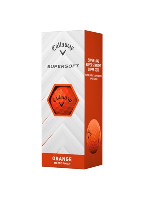 Callaway SuperSoft Matte Orange Golf Balls (12 Balls)