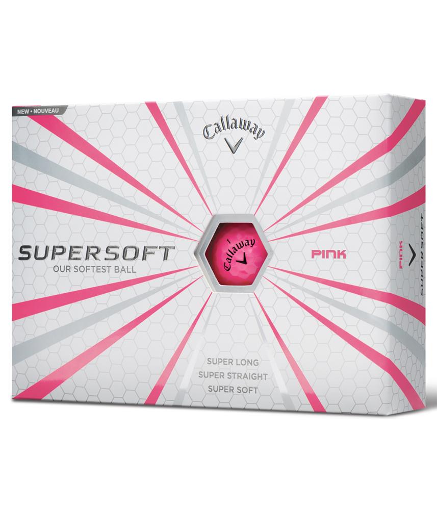 Callaway Ladies Supersoft Pink Golf Balls (12 Balls)