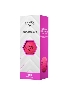 Callaway SuperSoft Matte Pink Golf Balls (12 Balls)