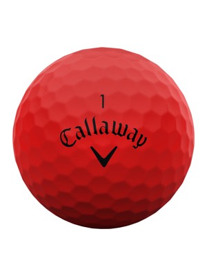 Callaway SuperSoft Matte Red Golf Balls (12 Balls)