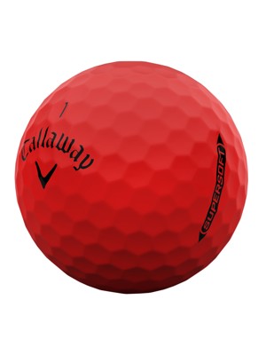 Callaway SuperSoft Matte Red Golf Balls (12 Balls)