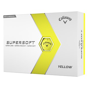 Callaway Supersoft Yellow Golf Balls 2023