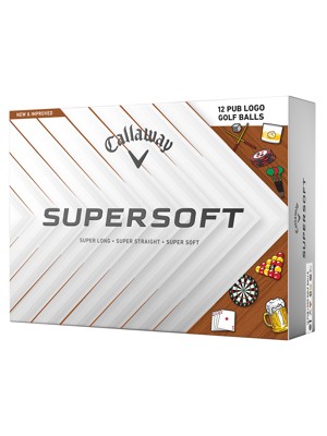Limited Edition - Callaway SuperSoft Pub Golf Balls (12 Balls)