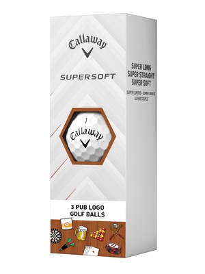Limited Edition - Callaway SuperSoft Pub Golf Balls (12 Balls)