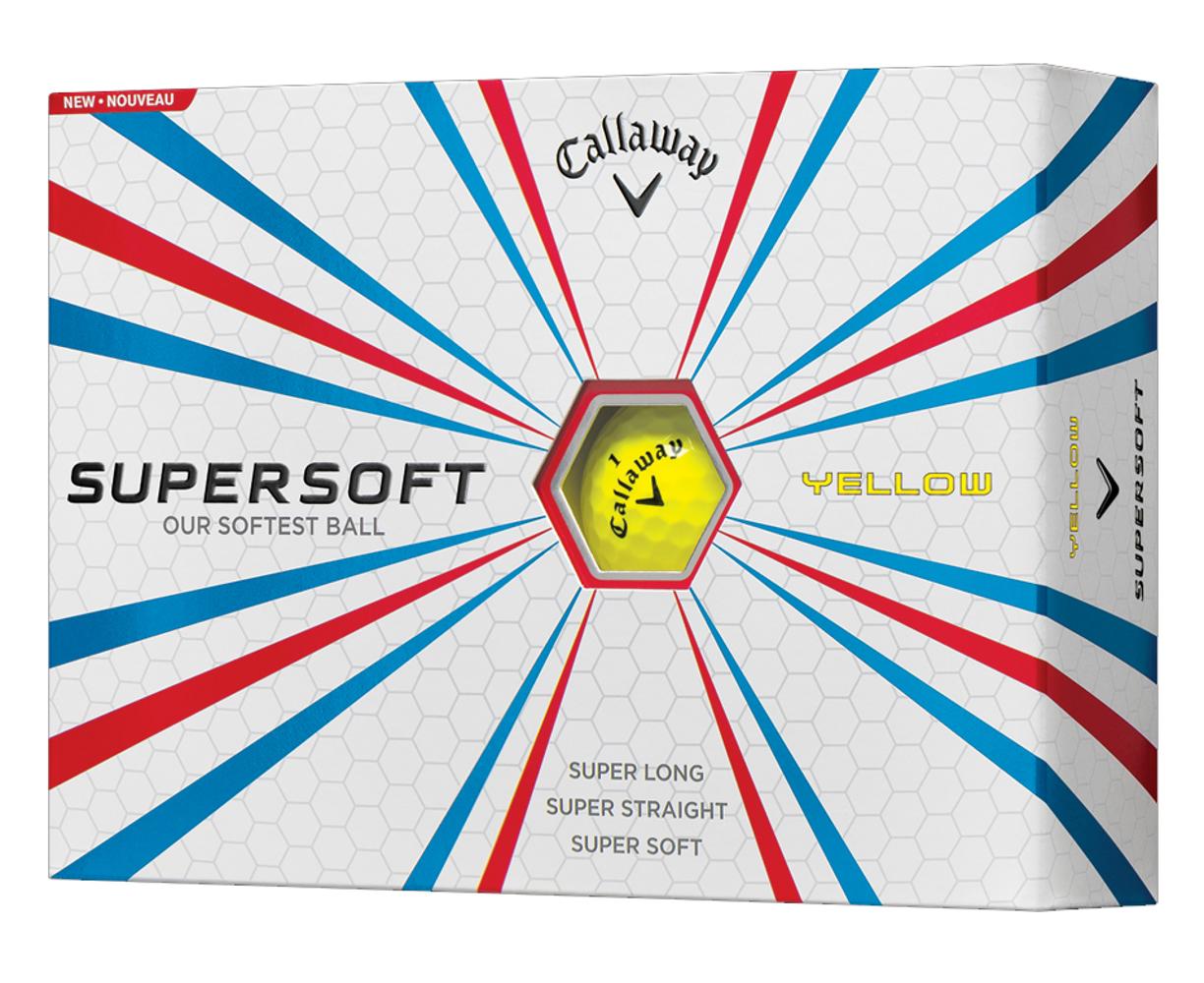 Callaway Supersoft Yellow Golf Balls (12 Balls)
