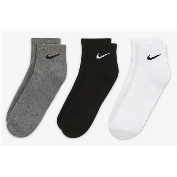 Nike Mens Everyday Cushioned Training Ankle Socks (3 Pairs)