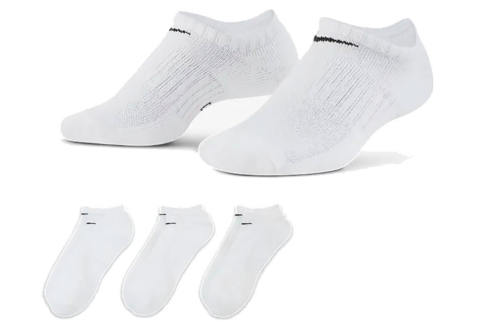 Nike Mens Everyday Cushioned No Show Socks (3 Pairs) - Golfonline