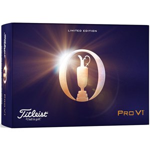 Limited Edition - Titleist Pro V1 The Open Collection Golf Balls