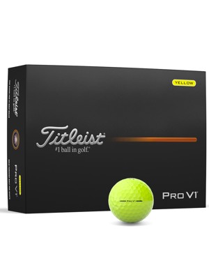 Titleist Pro V1 Yellow Golf Balls (12 Balls)