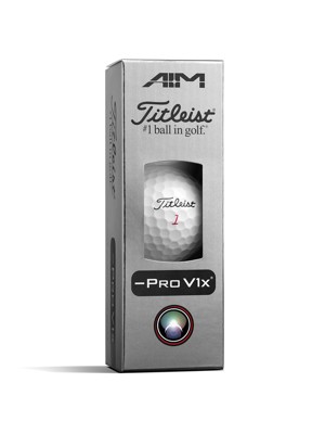 Titleist Pro V1x Left Dash AIM Performance Golf Balls (12 Balls)