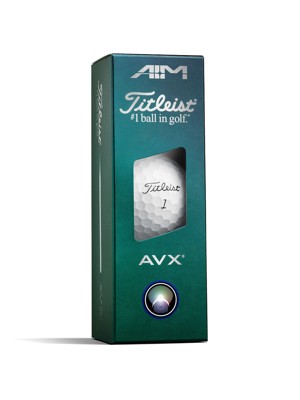 Titleist AVX AIM 360 White Golf Balls (12 Balls)
