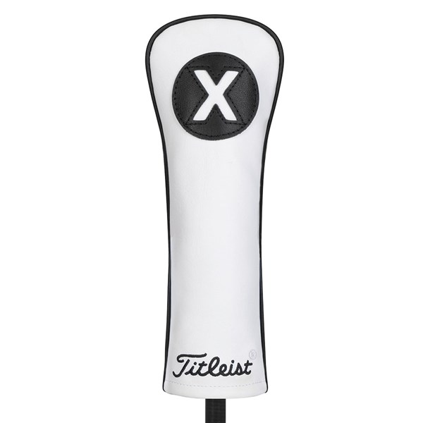 Titleist White and Black Collection Leather Hybrid Headcover
