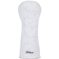 Titleist 3 Panel Leather Driver Headcover - White Out Collection