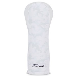 Titleist 3 Panel Leather Fairway Headcover - White Out Collection
