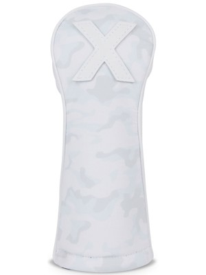 Titleist 3 Panel Leather Hybrid Headcover - White Out Collection