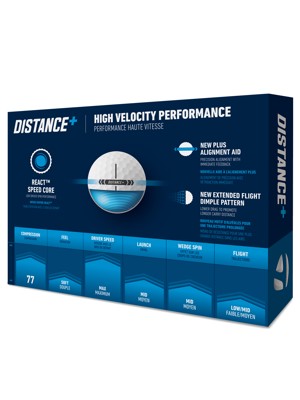 TaylorMade Distance Plus Golf Balls (36 Balls) - 3 For 2