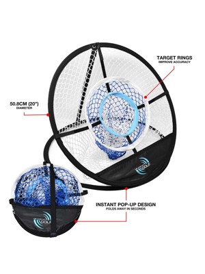 Me And My Golf 3 Ringed Chipping Net - Includes Instructional Training Videos