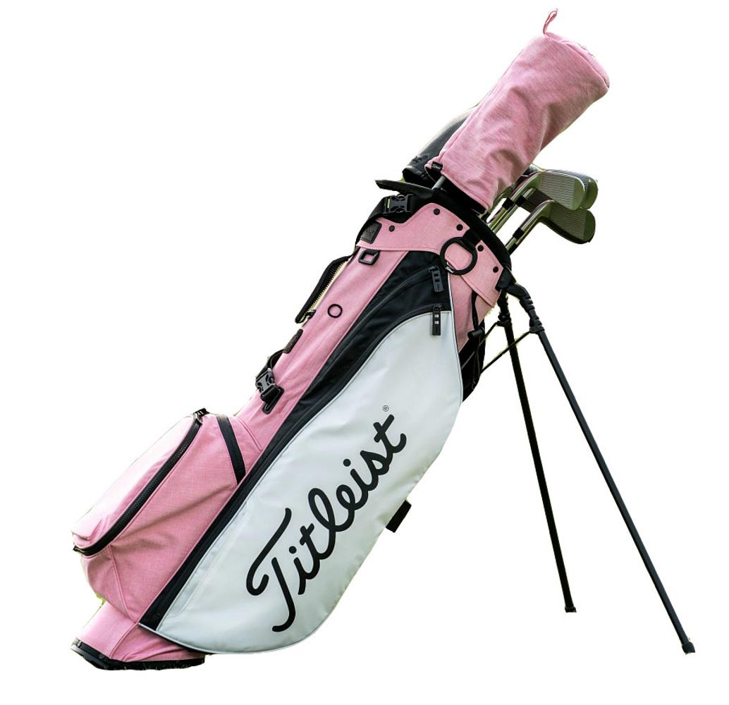 Titleist Ladies Camo Players 4 Pink Out Stand Bag Special Collection