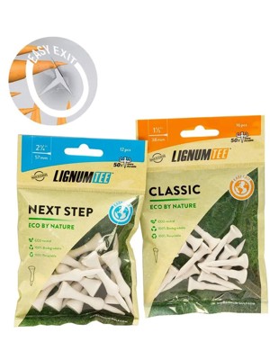 Lignum Ecoline Classic White Tees 12 Pack