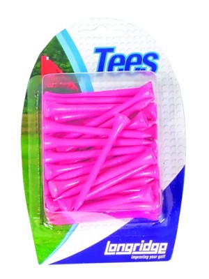 Longridge Neon Wooden Tees 69MM (40 Pack)