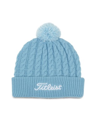 Titleist Cable Knit Pom Pom Beanie