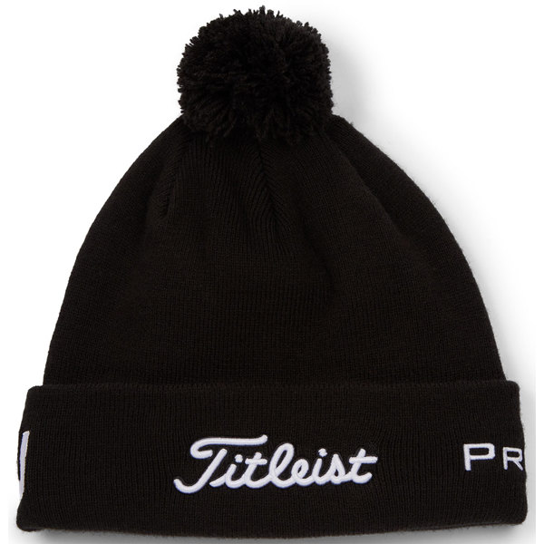 titleist men's pom pom golf beanie