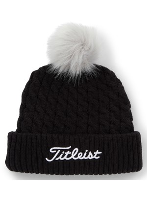 Titleist Cable Knit Pom Pom Beanie