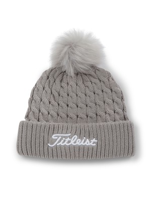 Titleist Cable Knit Pom Pom Beanie