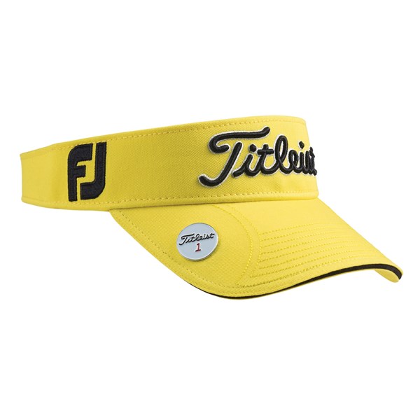 yellow golf visor